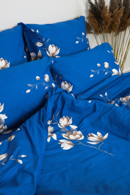 Пододеяльник поплин Сияние ночи синий