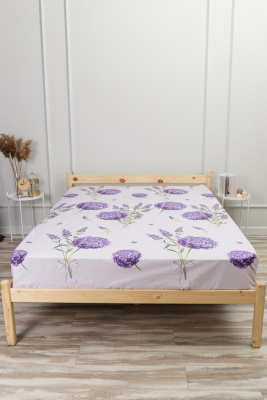 Простыня бязь ГОСТ Аметист сиреневый